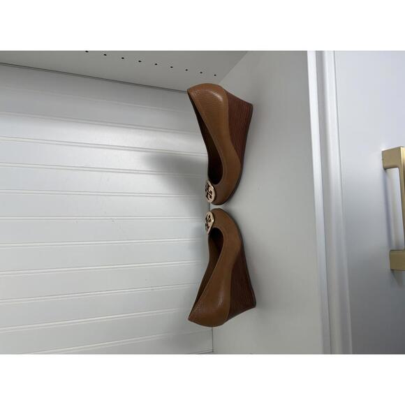 Tory Burch Brown Sally Wedges - Size 7.5 - Picture 3 of 5